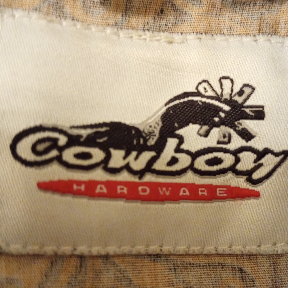 Cowboy Hardware Long Sleeve Pearl Snap Shirt